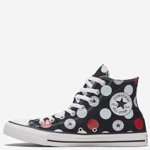 Converse CTAS Hi Black University Red